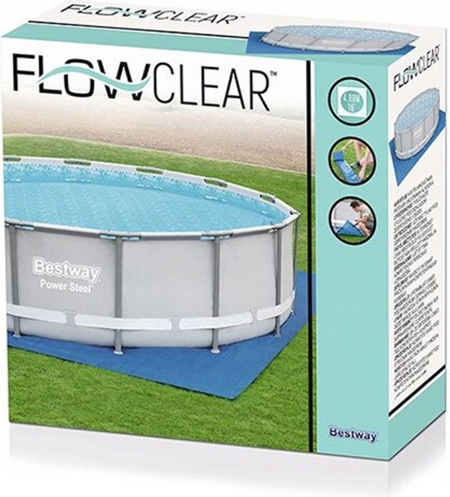 Bestway Pool-Bodenplane Flowclear 396×396 cm Produktbild 36