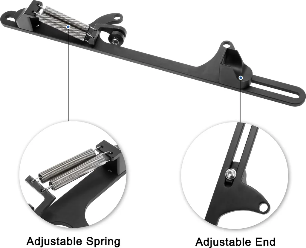 Support de câble d'accélérateur réglable en aluminium pour série 4500