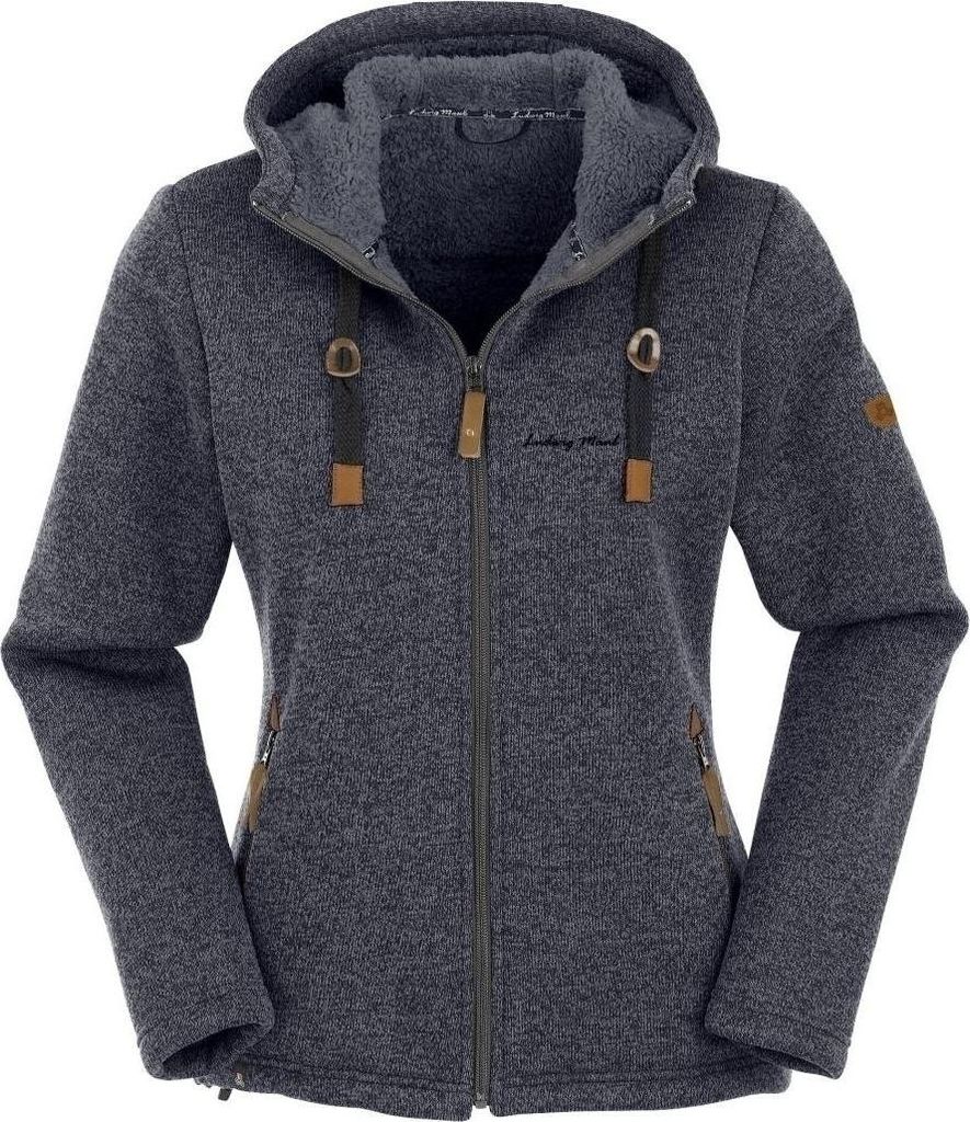 Maul Damen Chieming Strickfleecejacke black 50
