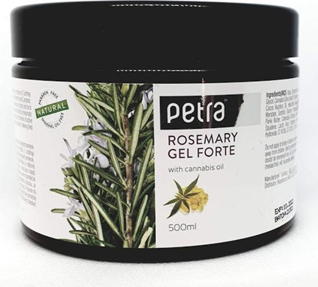 Rozmarýnový gel s kostihojem a konopím FORTE 500 g Obrázek produktu 