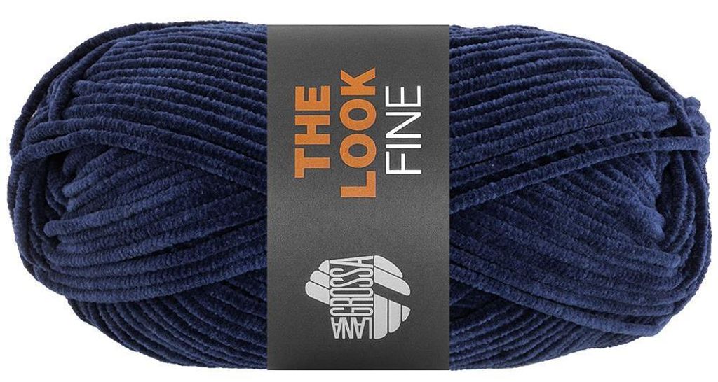 Lana Grossa THE LOOK FINE 50 g feines und samtig weiches Produktbild 