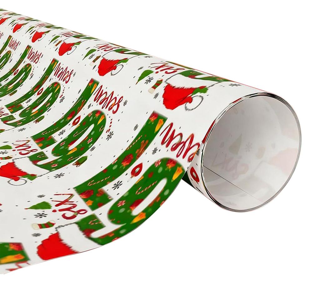 Weihnachtsgeschenkpapier, 67er Edition, festliche Weihnachtsverpackung, lustiges Wichtelgeschenk für Freunde und Kollegen