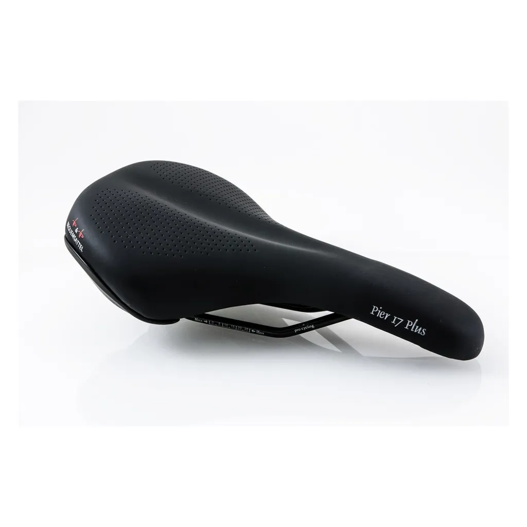 Selle de vélo grand confort Pier 17 Plus 517P avec rembourrage gel P&P