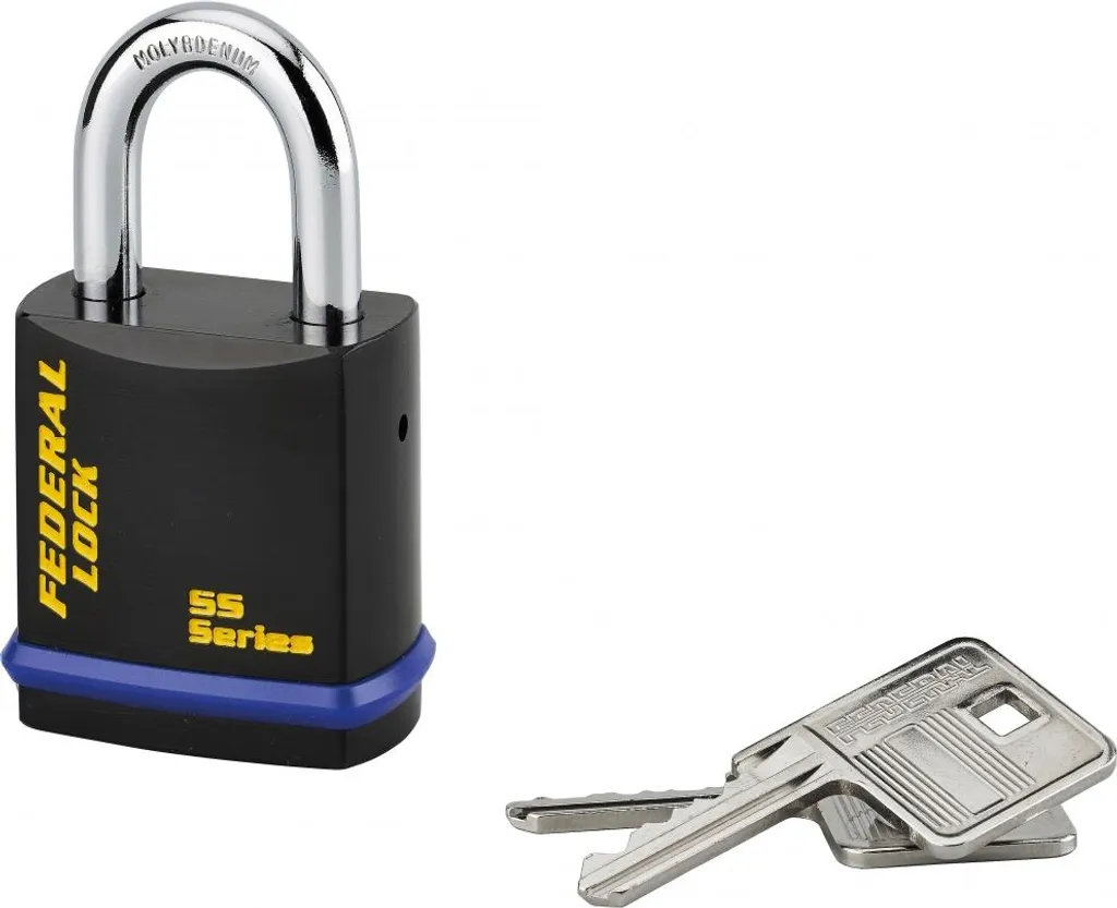 Cadenas Federal Lock 710 Thirard en acier avec anse molybdène 46mm