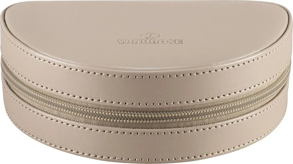 WINDROSE Merino Moda Boîte à bijoux Beige avec Tiroirs et Miroir Intégré