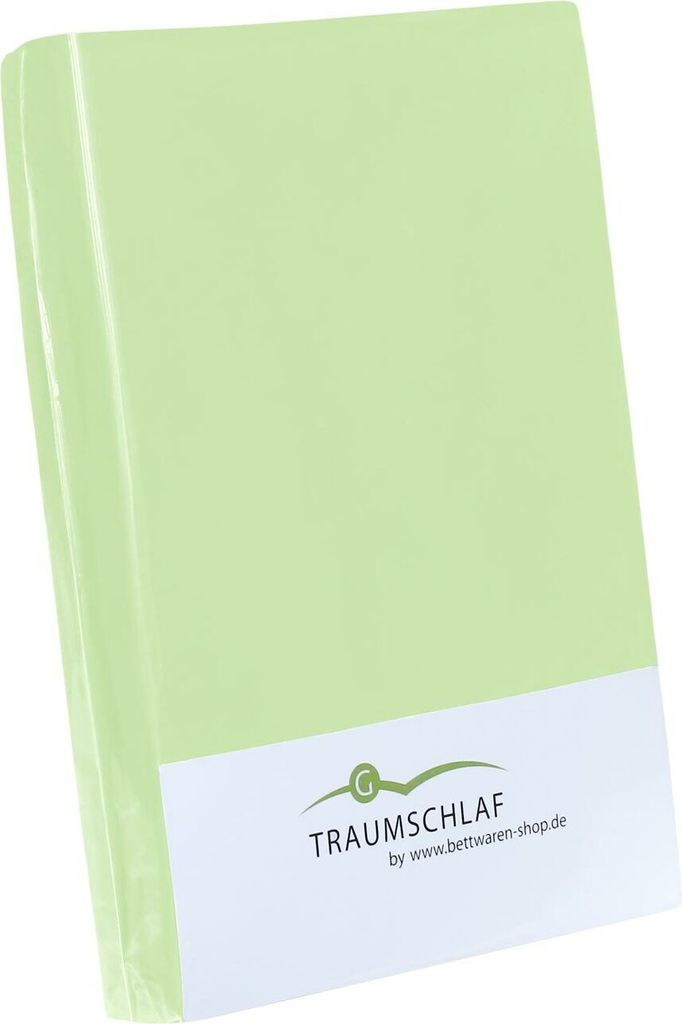 Traumschlaf Spannbettlaken Jersey Elasthan Stretch 180x200 - 200x220 cm limone