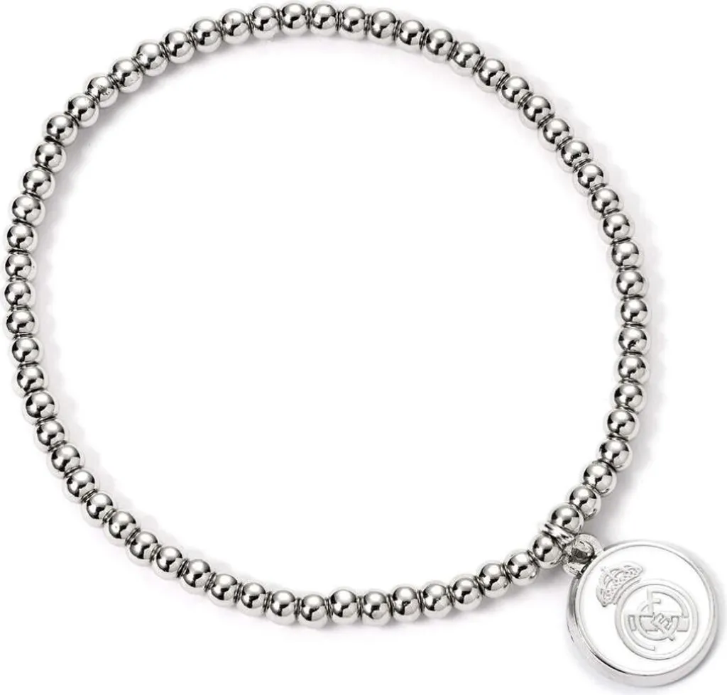 Bracciale Real Madrid Argento Taglia Unica - Accessorio Ufficiale Unisex