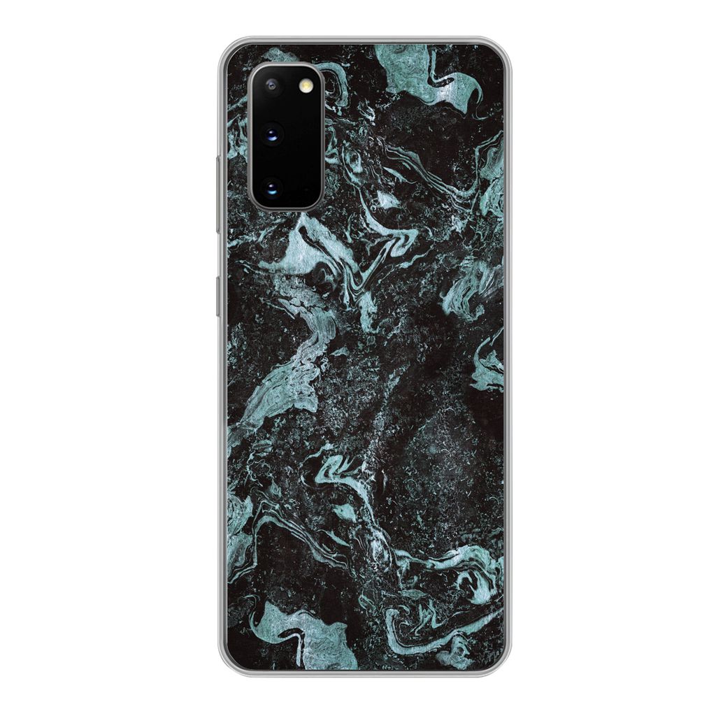 MuchoWow Handyhülle Schutzhülle Hülle für Samsung Galaxy S20 Marmor - Naturstein - Luxus Silikon Softcase Handy Hülle - Bild