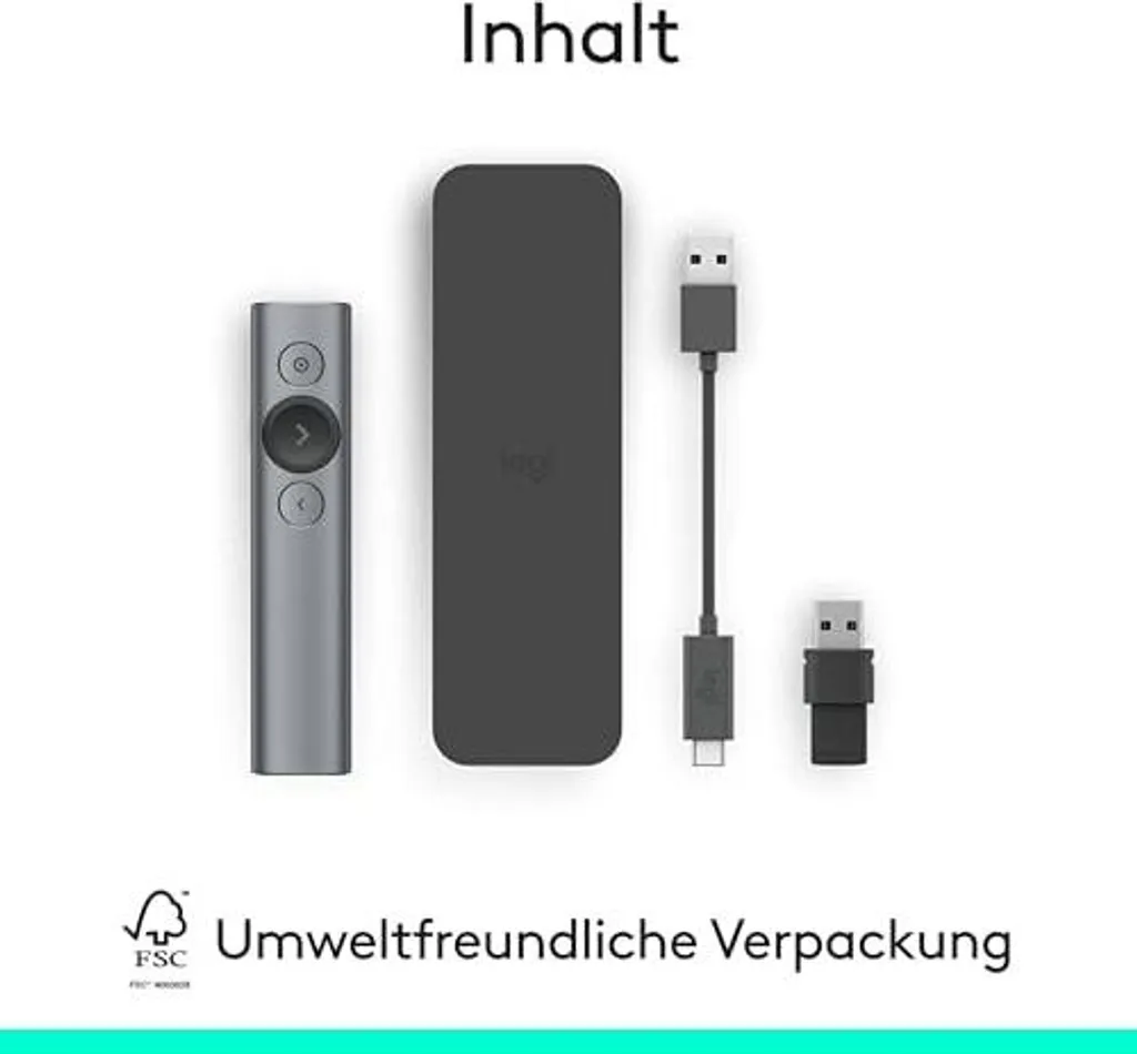 Télécommande de Présentation Logitech Spotlight Coloris Gris Ardoise - 37
