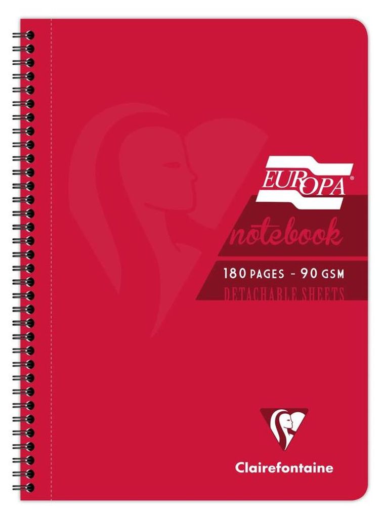 EUROPA GLOSSNOTEBOOK A4 90Bl L+R rt