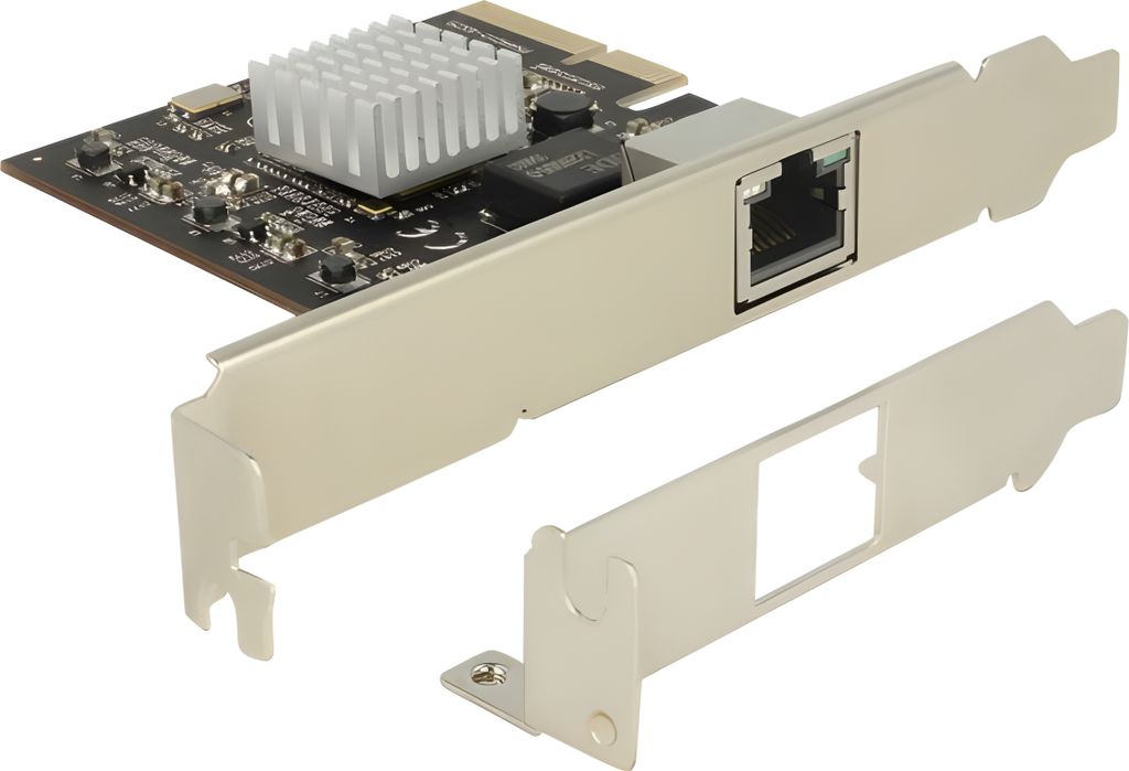 Delock PCI Express Karte > 1 x 10 Gigabit LAN NBASE-T RJ45 - Netzwerkkarte - PCIe 2.0 x4 low profile - 10Gb Ethernet