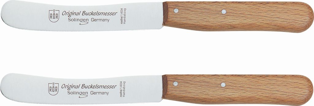 Neustanlo | 2 Stück Buckelsmesser Buche Produktbild 