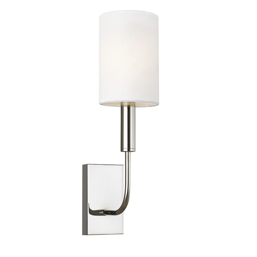 Elstead Brianna Wandleuchte E14 Poliertes Nickel Produktbild 