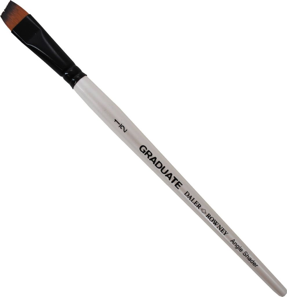 Daler Rowney Graduate Multi-Technique Brush Synthetic Flachpinsel 1/2 Angle Shader