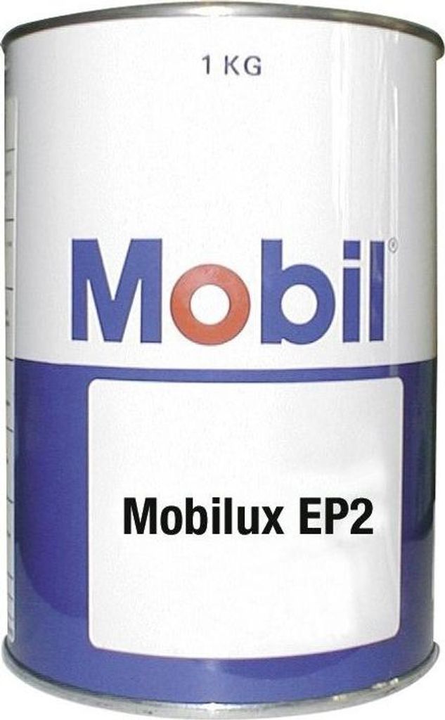 A white metal can with blue and white labeling.