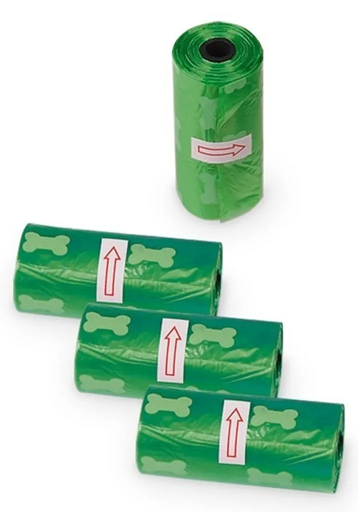Nobby TidyUp Sacchetti Igienici Verdi per Cani 4x15 Pezzi Resistenti