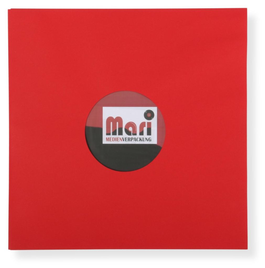 Rote Innenhüllen für LP Maxi Single Vinyl Schallplatten Produktbild 