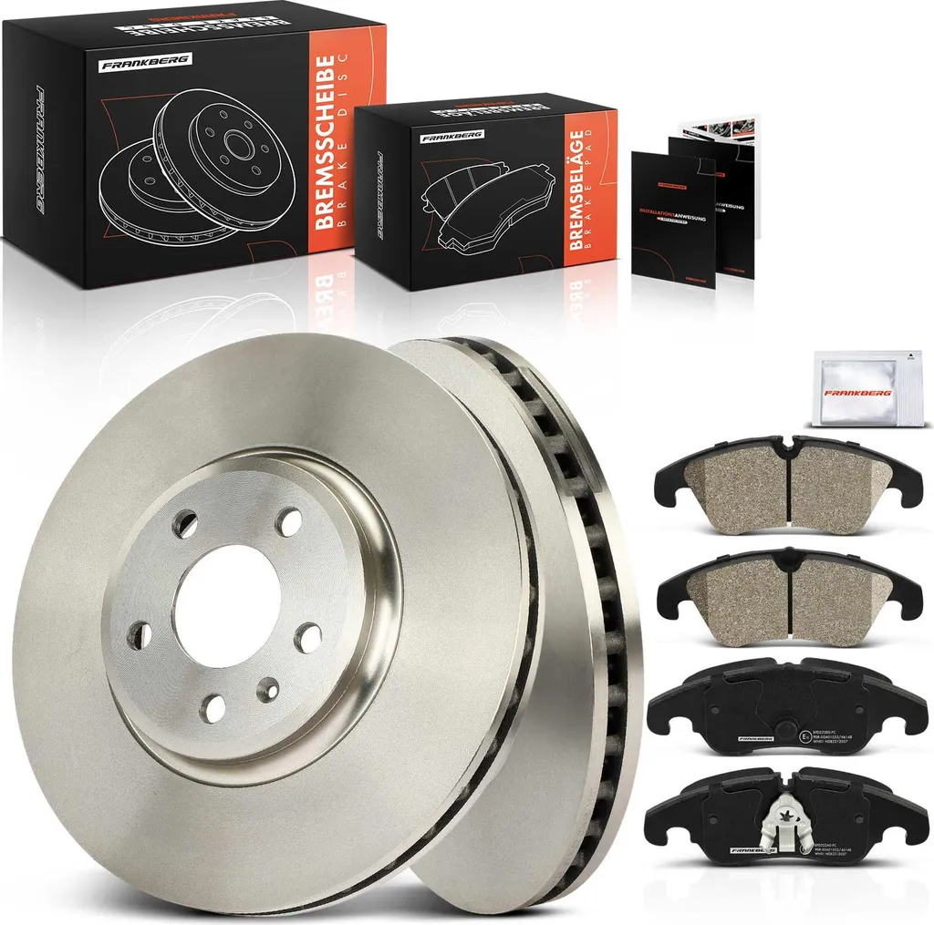 Système de Freinage Avant Complet avec Disques et Plaquettes Audi A4 8K