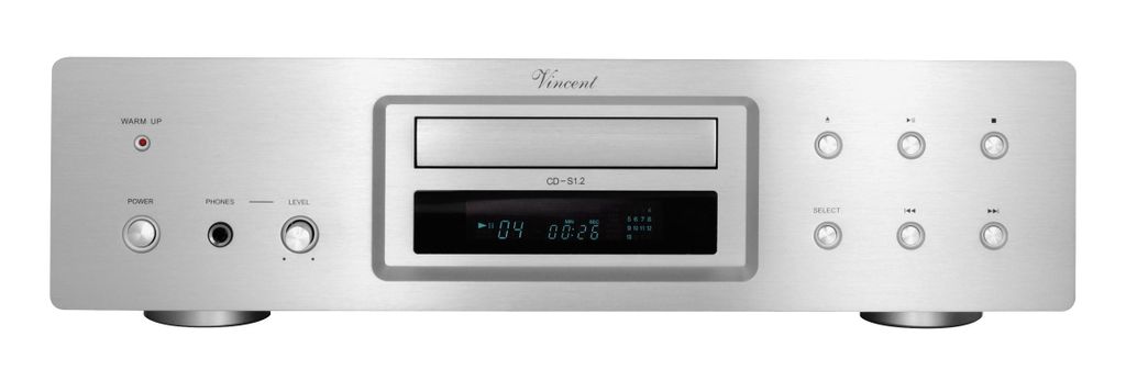 Vincent CD-S1.2 CD-Player Hybrid silber Produktbild 