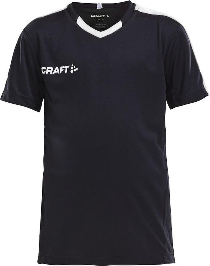 Craft Progress Contrast Trikot Kurzarm Kinder - Schwarz / Weiß