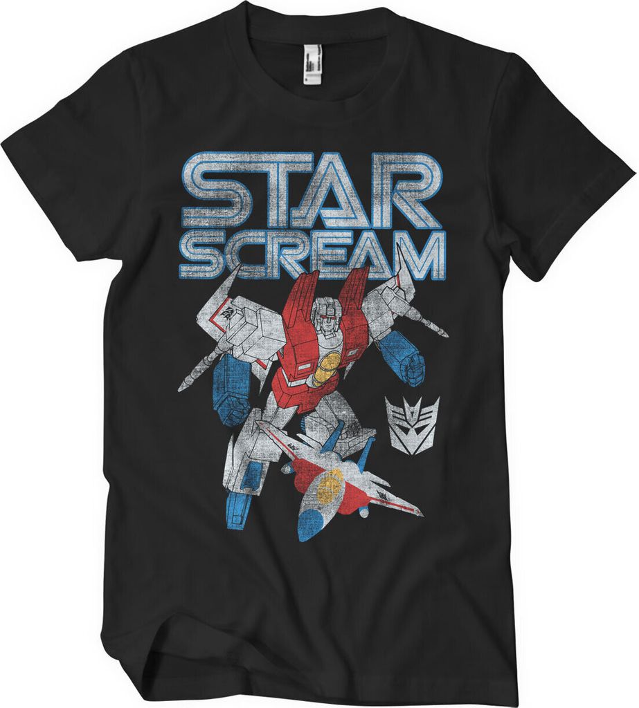 Starscream Washed T-Shirt - Large - Black