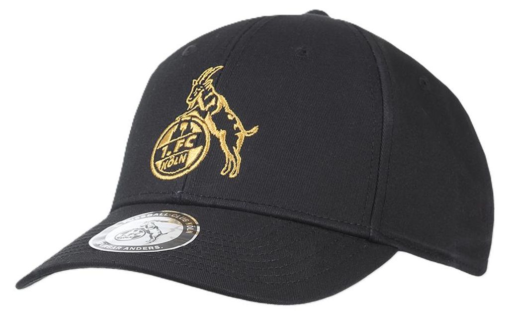 1. FC Köln Cap Gold mit 6-Panel-Form und verstellbarem Produktbild 