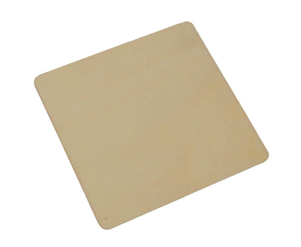 10 x Dessous de verre carrés en bois pour verres |100 x 100 Image du produit 