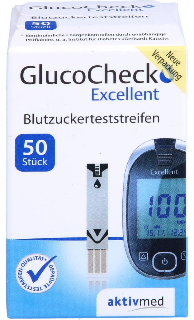 GlucoCheck Excellent strisce reattive, 50 strisce reattive Immagine del prodotto 