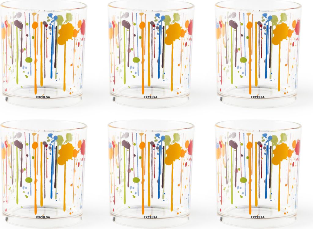 Set di 6 bicchieri da acqua Excelsa per sgocciolare 25 cl Immagine del prodotto 
