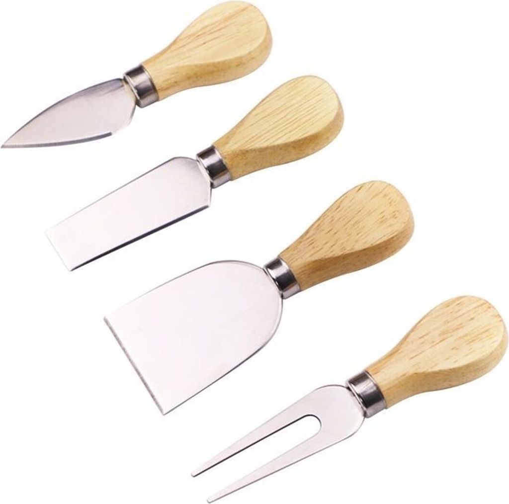 Bambus Käsemesser Set 4-tlg.