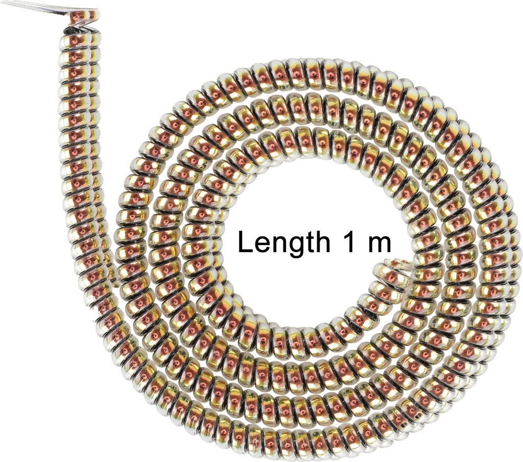 Roller-Wickelrohr, wasserdicht, frei schneidend, leuchtende Farbe, 6 mm/1 m, Elektroroller-Leitungsschutz, Spiralrohr für Xiaomi