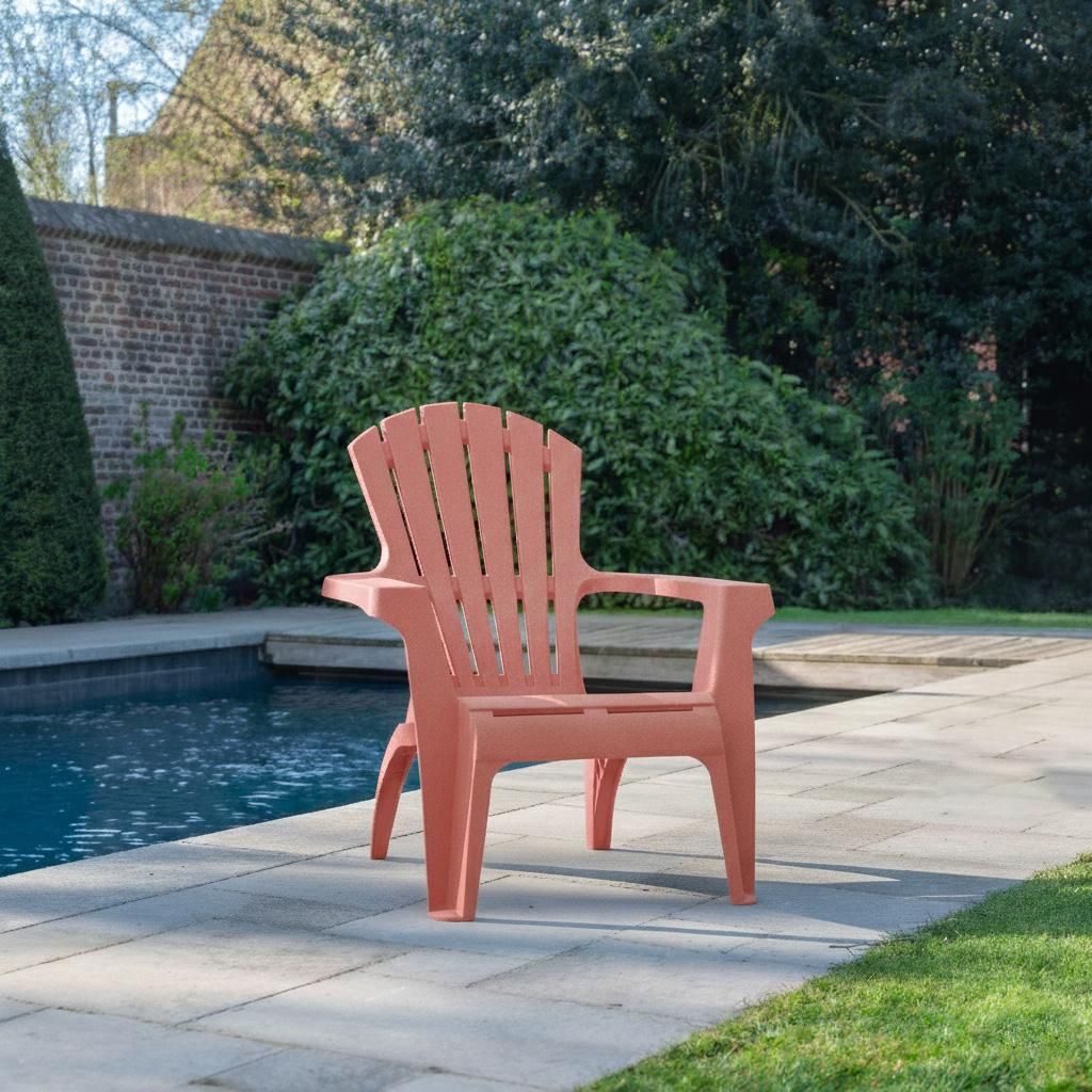 Fauteuil Adirondack de Jardin en Résine Empilable Image du produit 