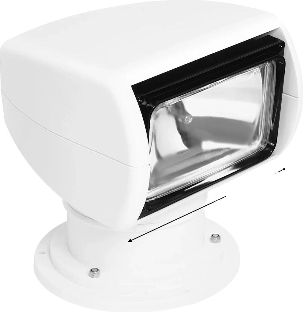Lodní reflektor, 100W halogen, dálkové ovládání, vodotěsný, Obrázek produktu 