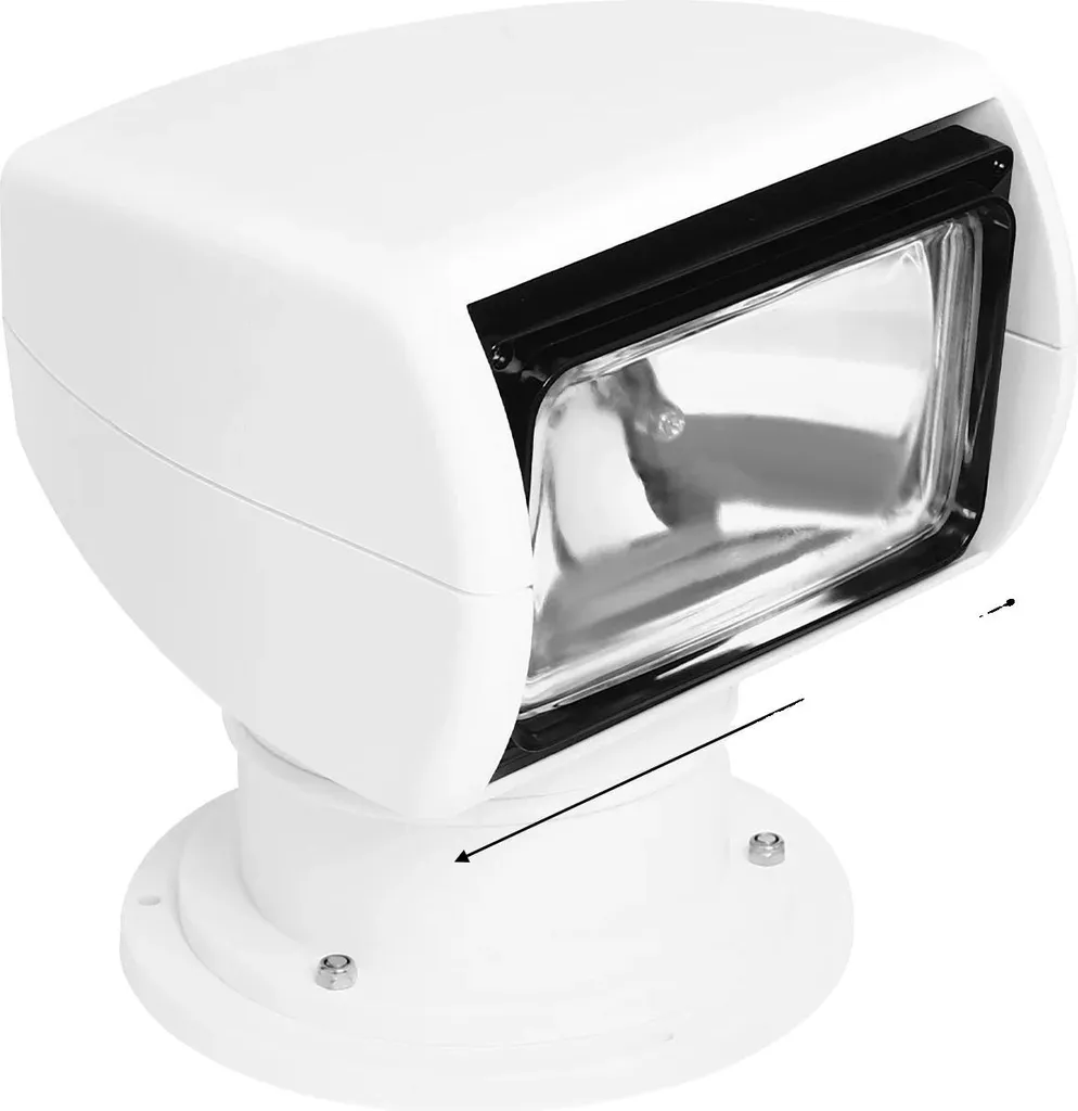 Projecteur de bateau halogène 100W blanc avec télécommande sans fil IP66