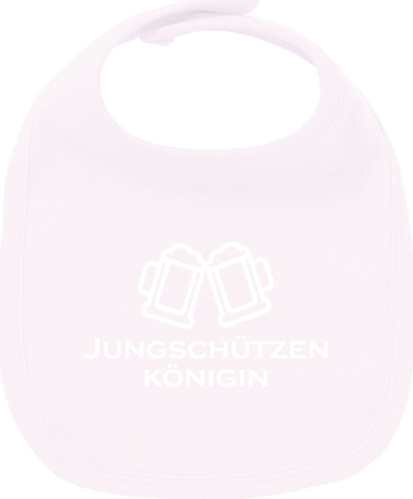 Huuraa Unisex Babylatz Jungschützenkönigin Schützenfest Geschenk Babypink Baumwolle Jungschützenkönigin Mitbringsel