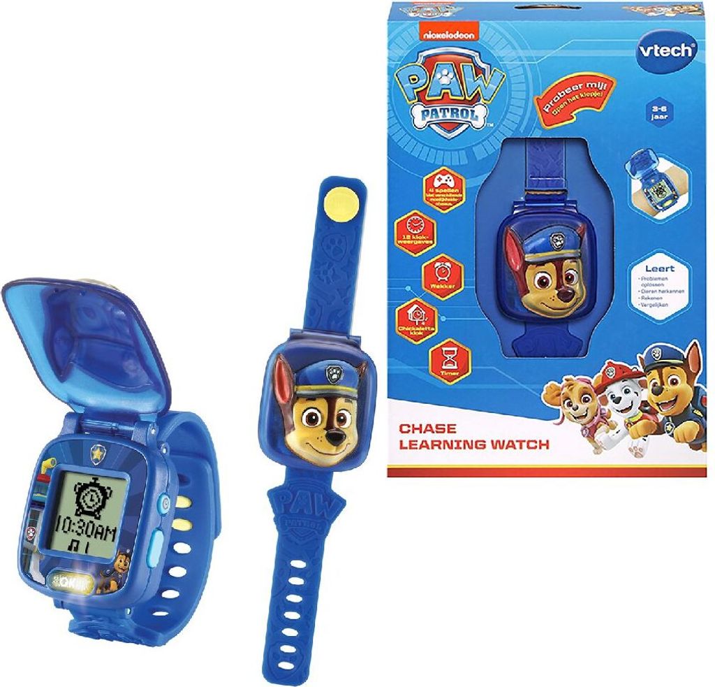 Vtech | Lernuhr Chase | Wecker, Stoppuhr, 4 Spiele Produktbild 