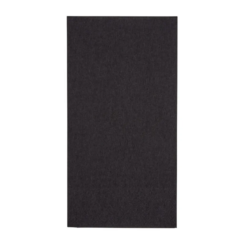 Serviettes en papier noir 40cm pliage 1/8 Fiesta pour restauration