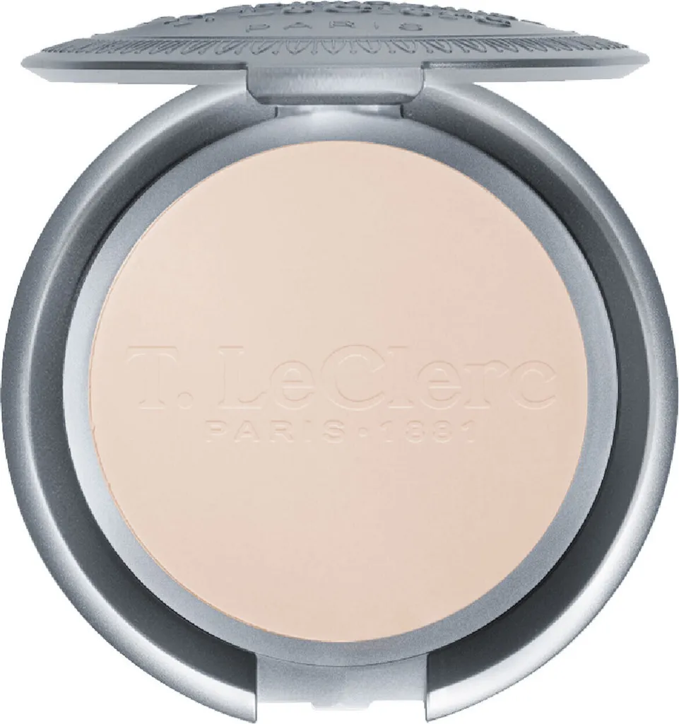 T.Leclerc Poudre Compacte 15 Ivoire - Maquillage Teint Haute Tolérance
