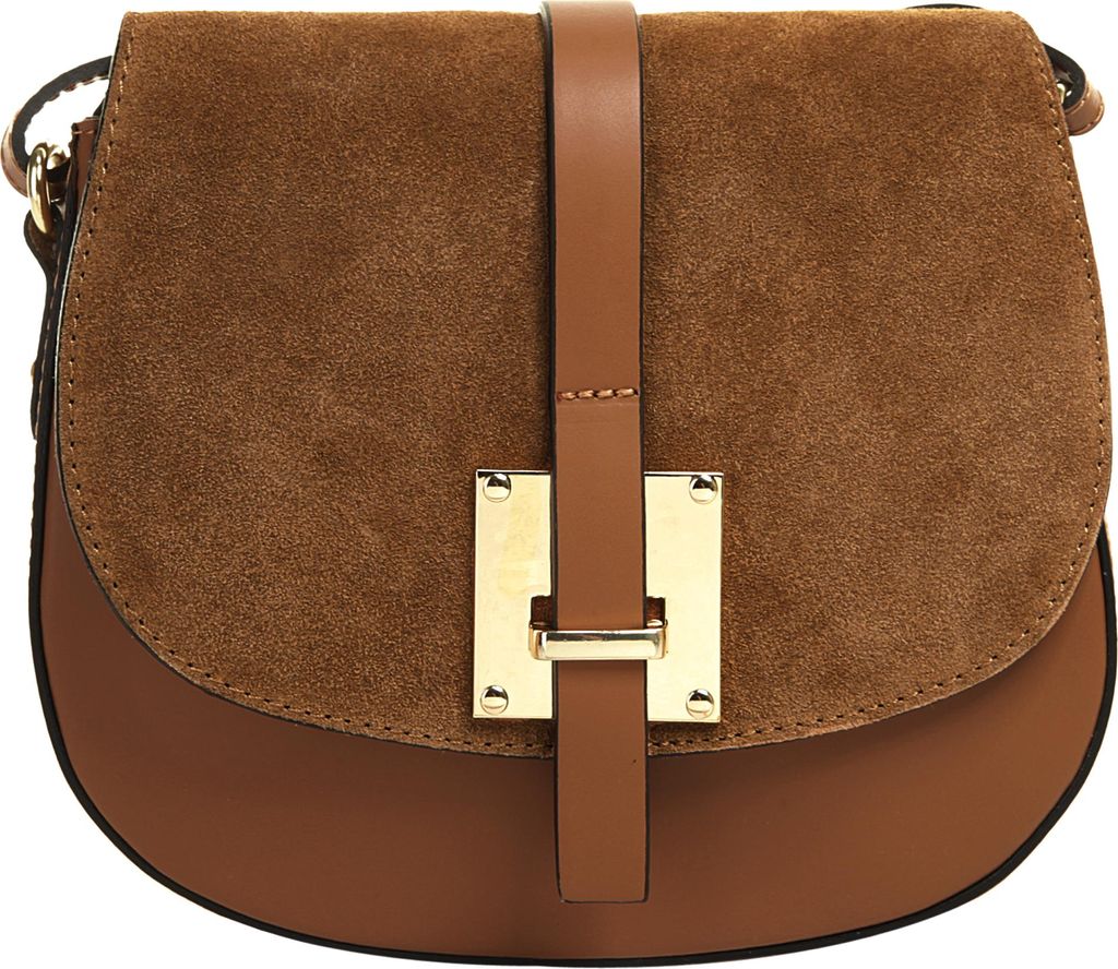 Cluty Umhängetasche Damen 018970 cognac