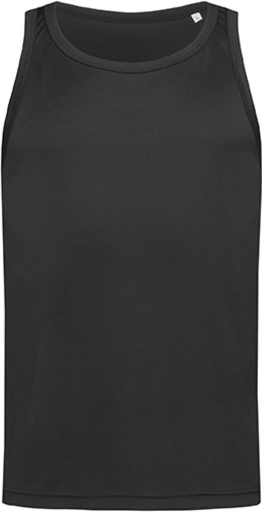 Stedman ST8010 | Active Sports Herren Sport Tank Top - Farbe: Black Opal - Größe: XL