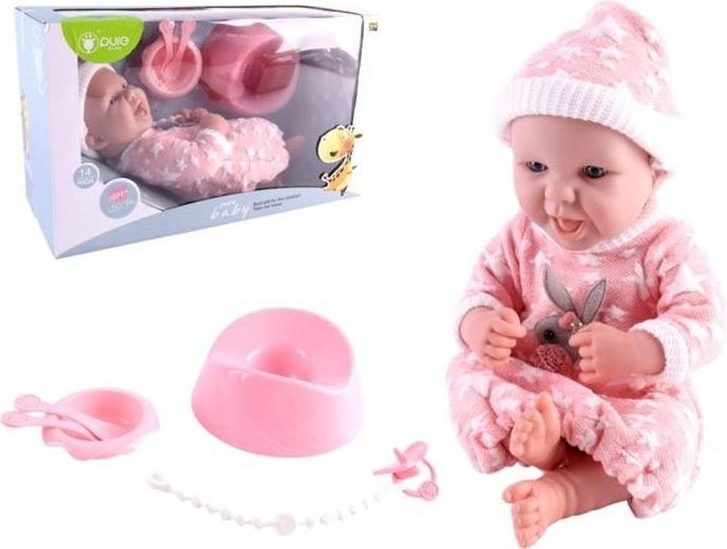 Lalka bobas z akcesoriami 36 cm