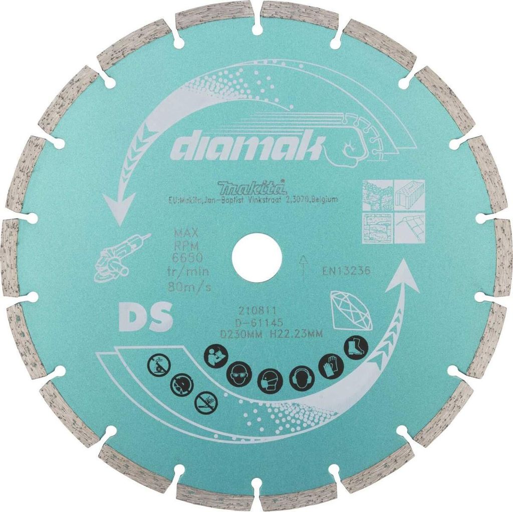 Makita Diamak - Disco da taglio diamantato - per Immagine del prodotto 