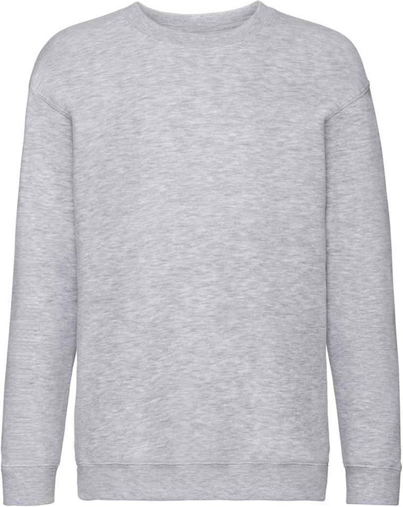 Fruit of the Loom - "Premium" Sweatshirt Überschnittene Schulter für Kinder PC7153 (104) (Grau meliert)