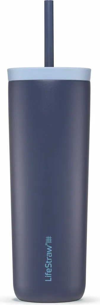 Borraccia Termica LifeStraw Go 500ml Blu Scuro - Acciaio Inox