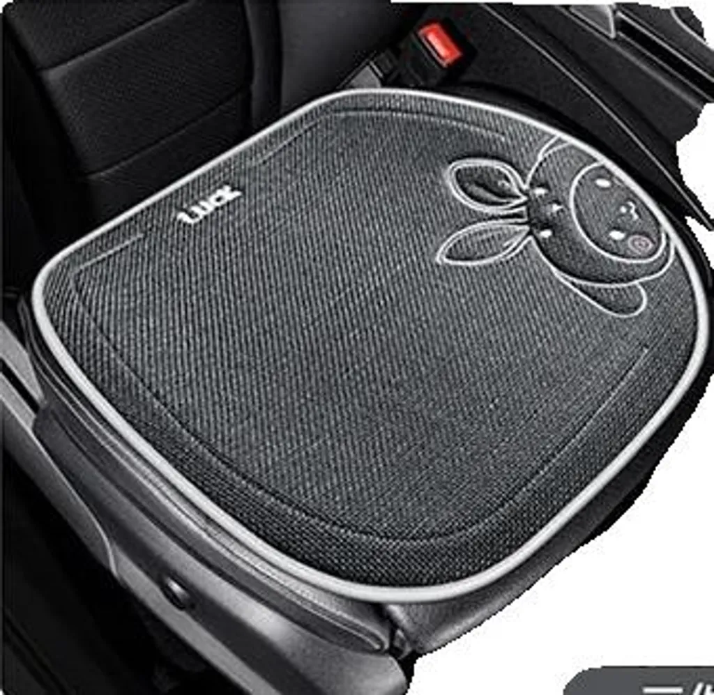 Cuscino Sedile Auto Antiscivolo - Tessuto Traspirante Grigio Universale