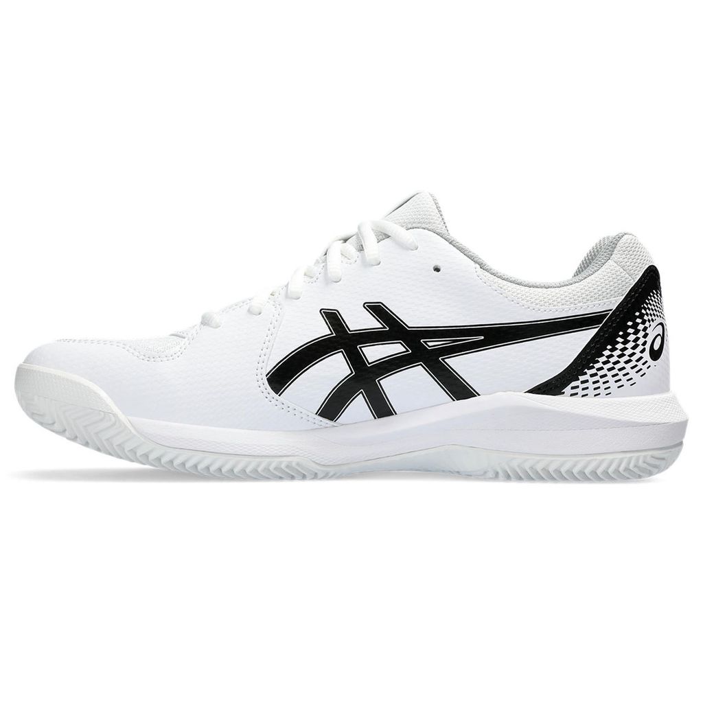 Asics Tennisschuh Gel Dedicate 8 Clay Herren Weiß Schwarz Produktbild 2