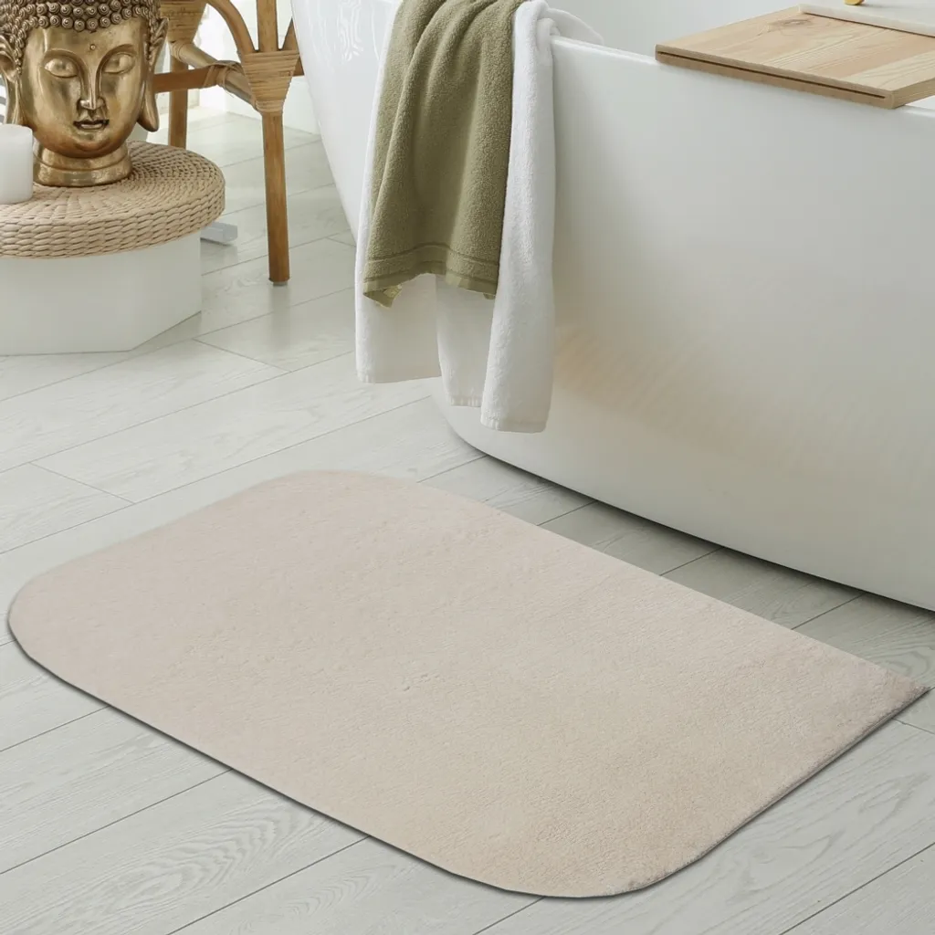 Tappeto Beige 80x120 Morbido: Angoli Arrotondati per Comfort Moderno