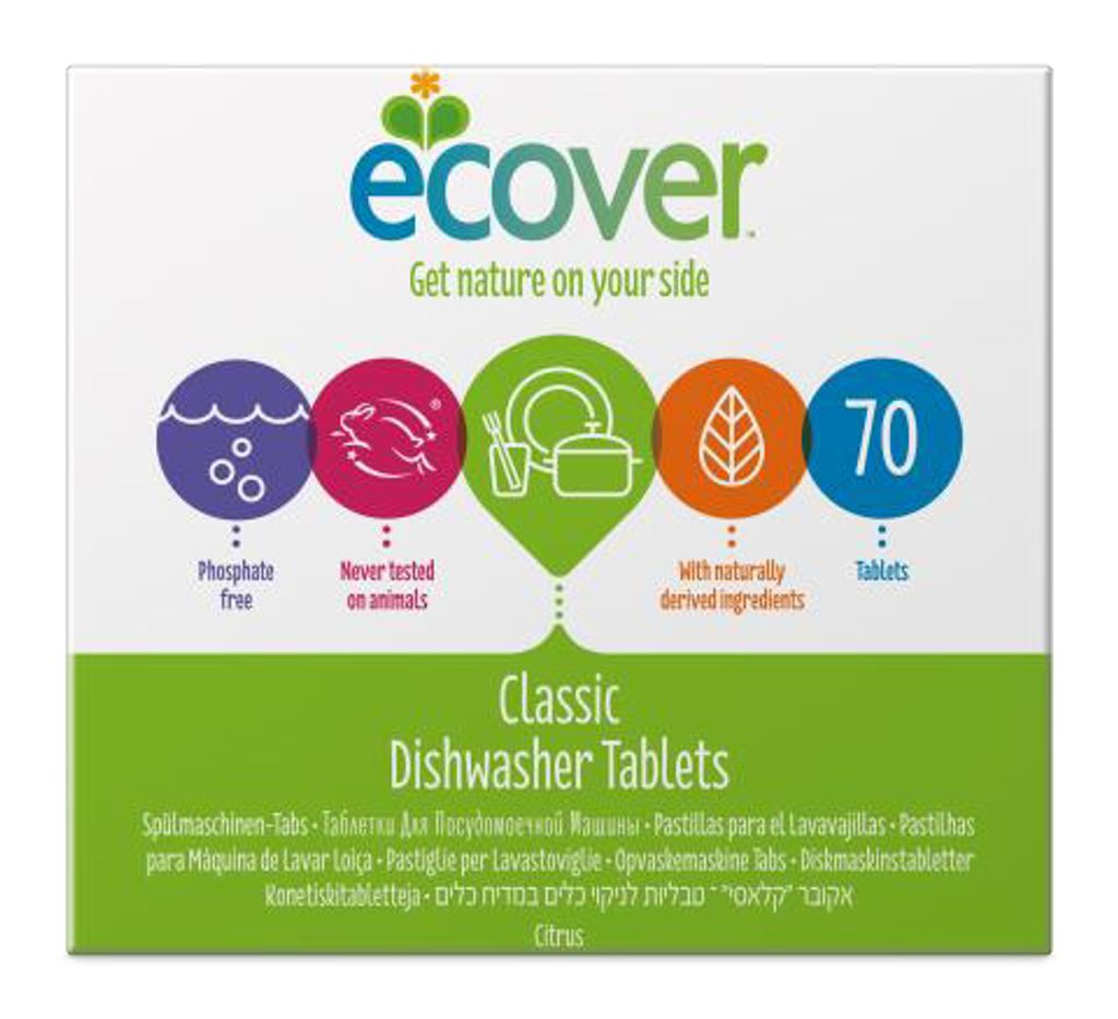 Ecover Spülmaschinentabs (70 Stück) Produktbild 