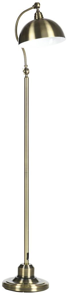 HOMCOM vloerlamp met vintage design, verstelbare staande Productafbeelding 