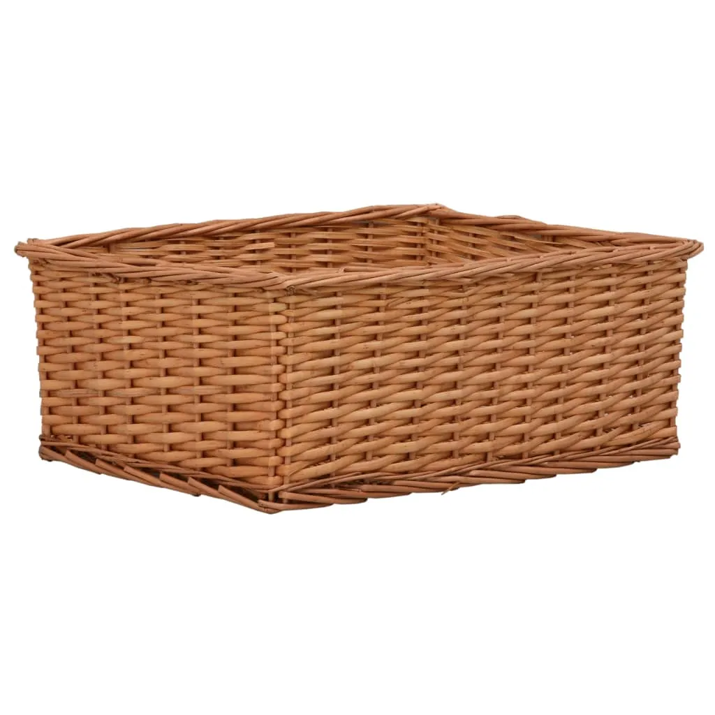vidaXL Cestini in Vimini Marrone: 4 Pezzi per un Tocco Shabby Chic - 12